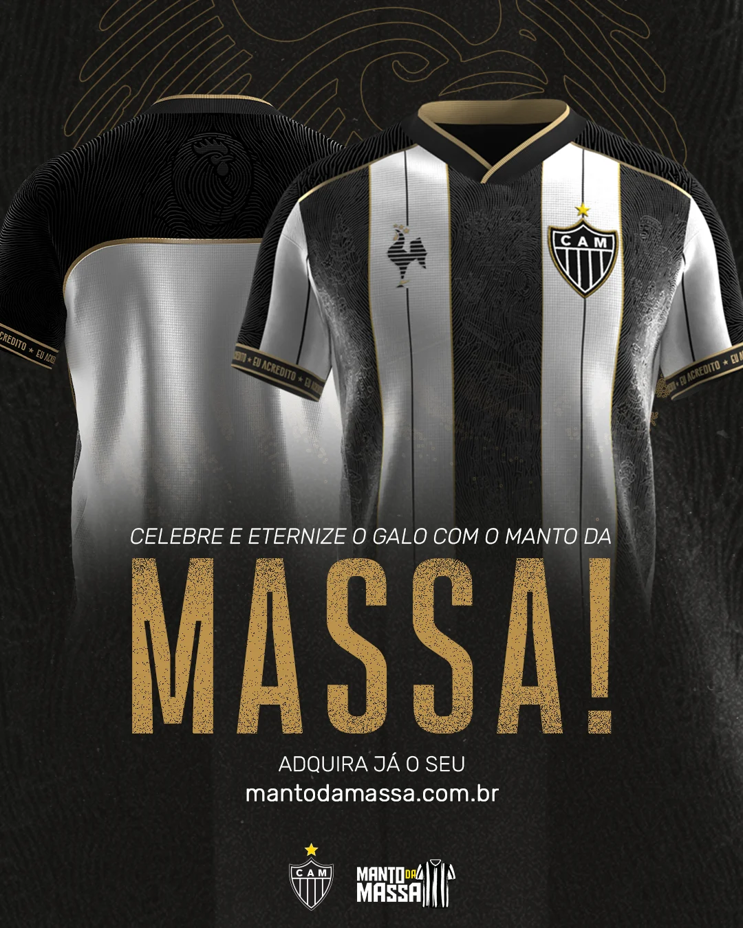 Manto da Massa (Atlético Mineiro) — Edição 2024 — eu acredito