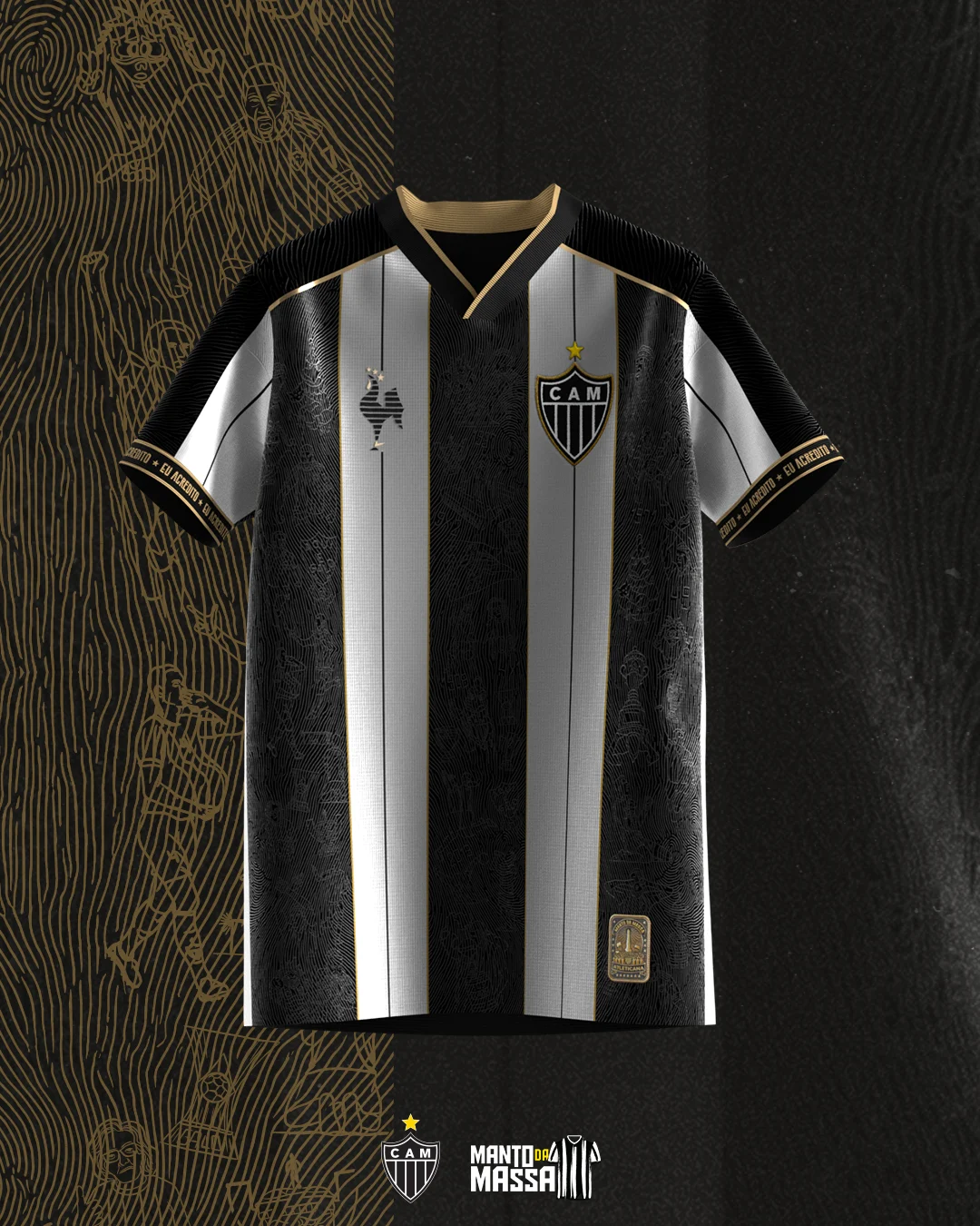 Manto da Massa (Atlético Mineiro) — Edição 2024 — eu acredito