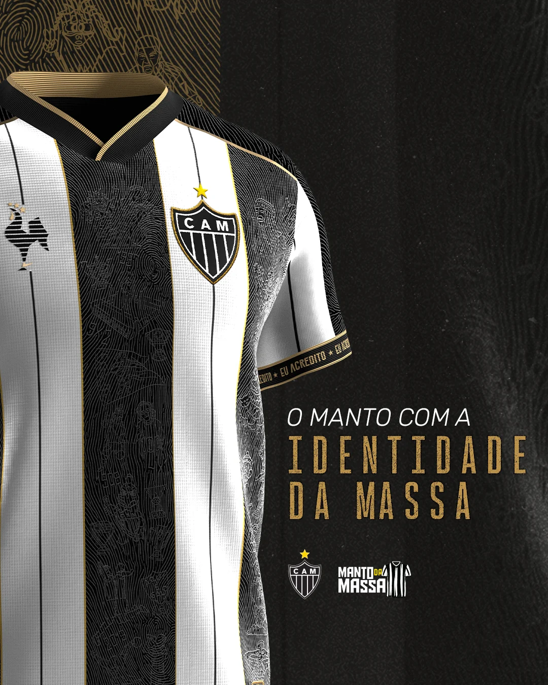 Manto da Massa (Atlético Mineiro) — Edição 2024 — eu acredito