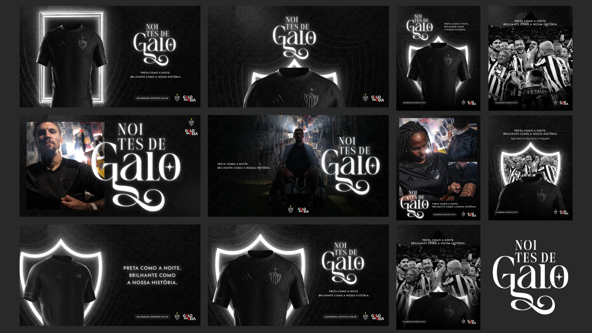Noites de Galo (Atlético Mineiro) — Direção de arte