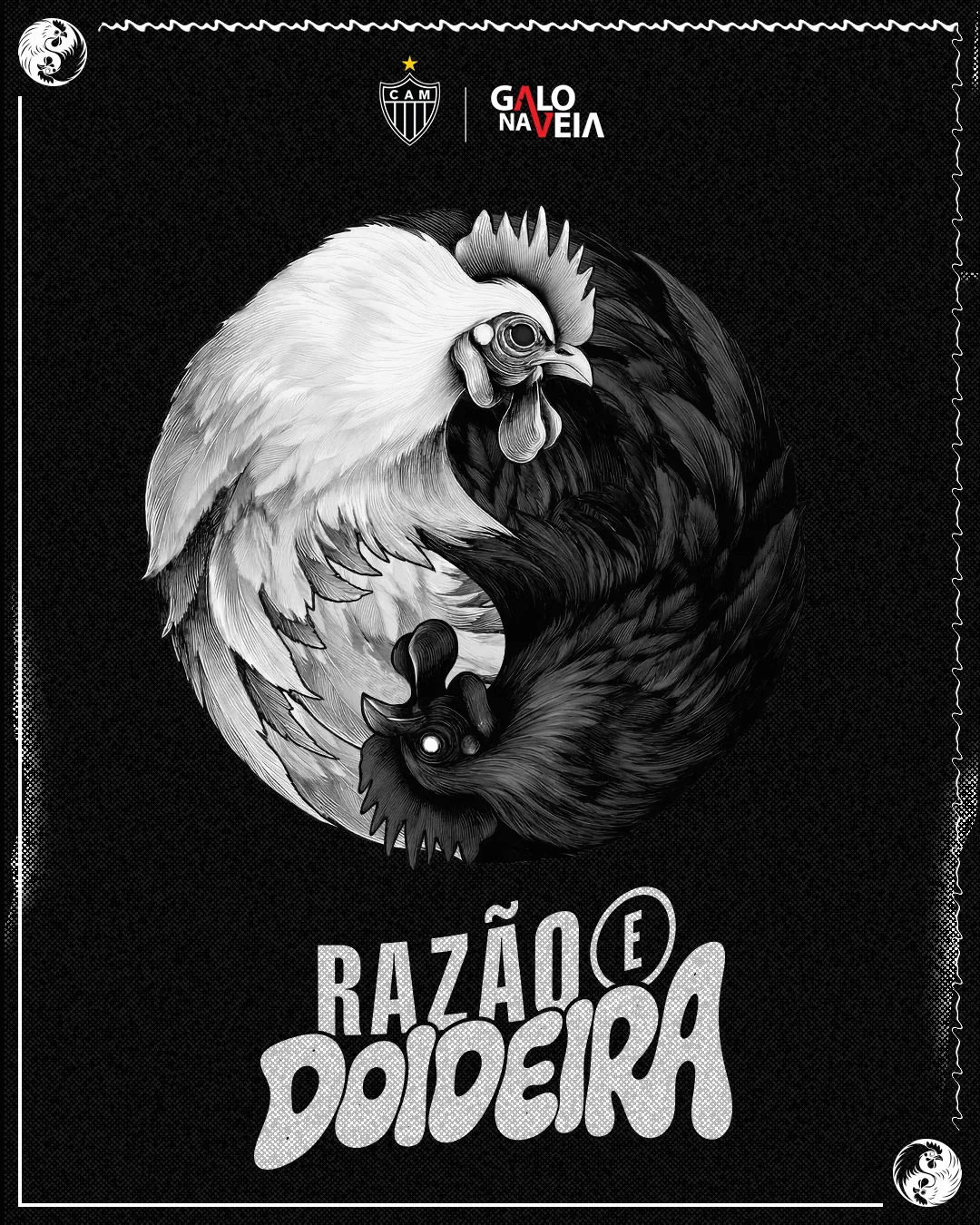 Razão e Doideira (Atlético Mineiro) — Sistema visual