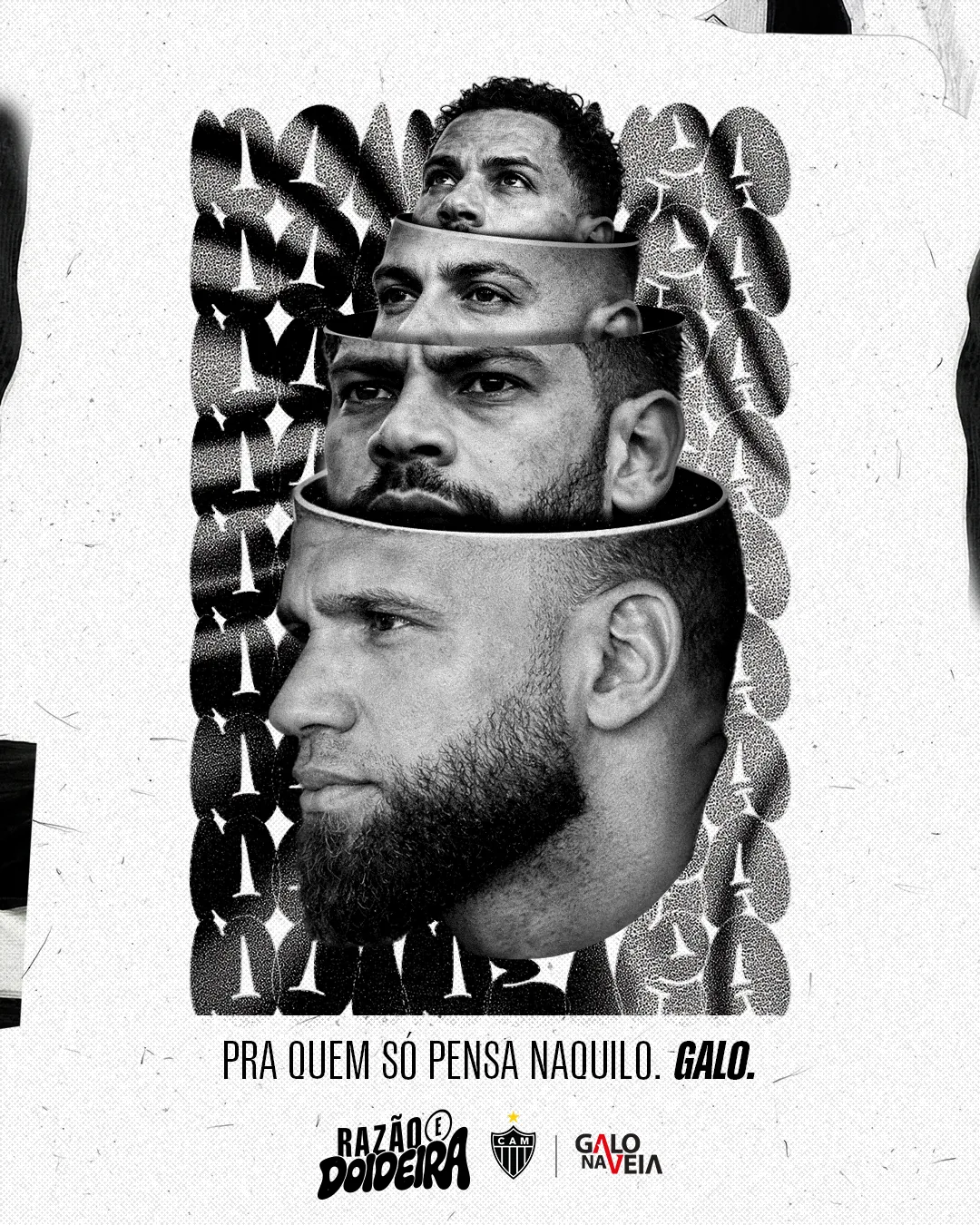 Razão e Doideira (Atlético Mineiro) — Sistema visual