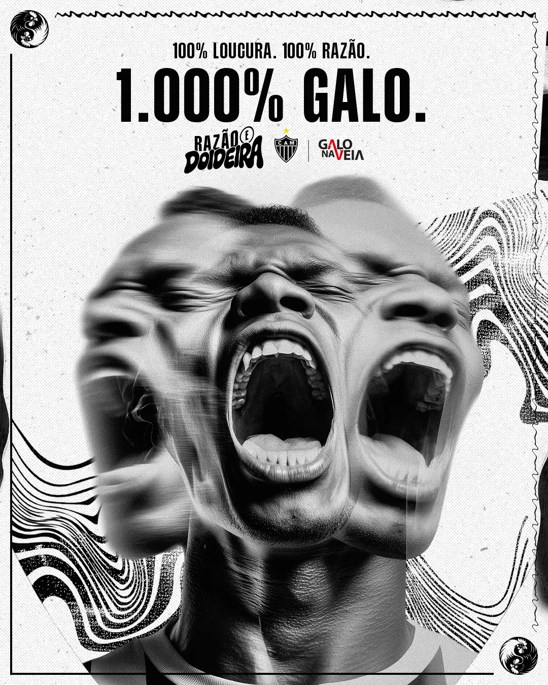 Razão e Doideira (Atlético Mineiro) — Sistema visual