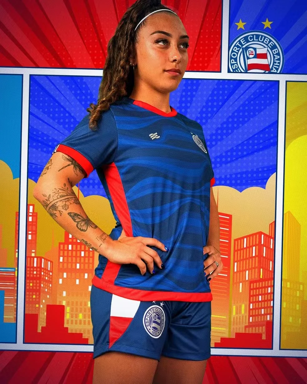 Bahia — Sistema Visual 2024 (Esporte Clube Bahia) — Uniformes de jogo