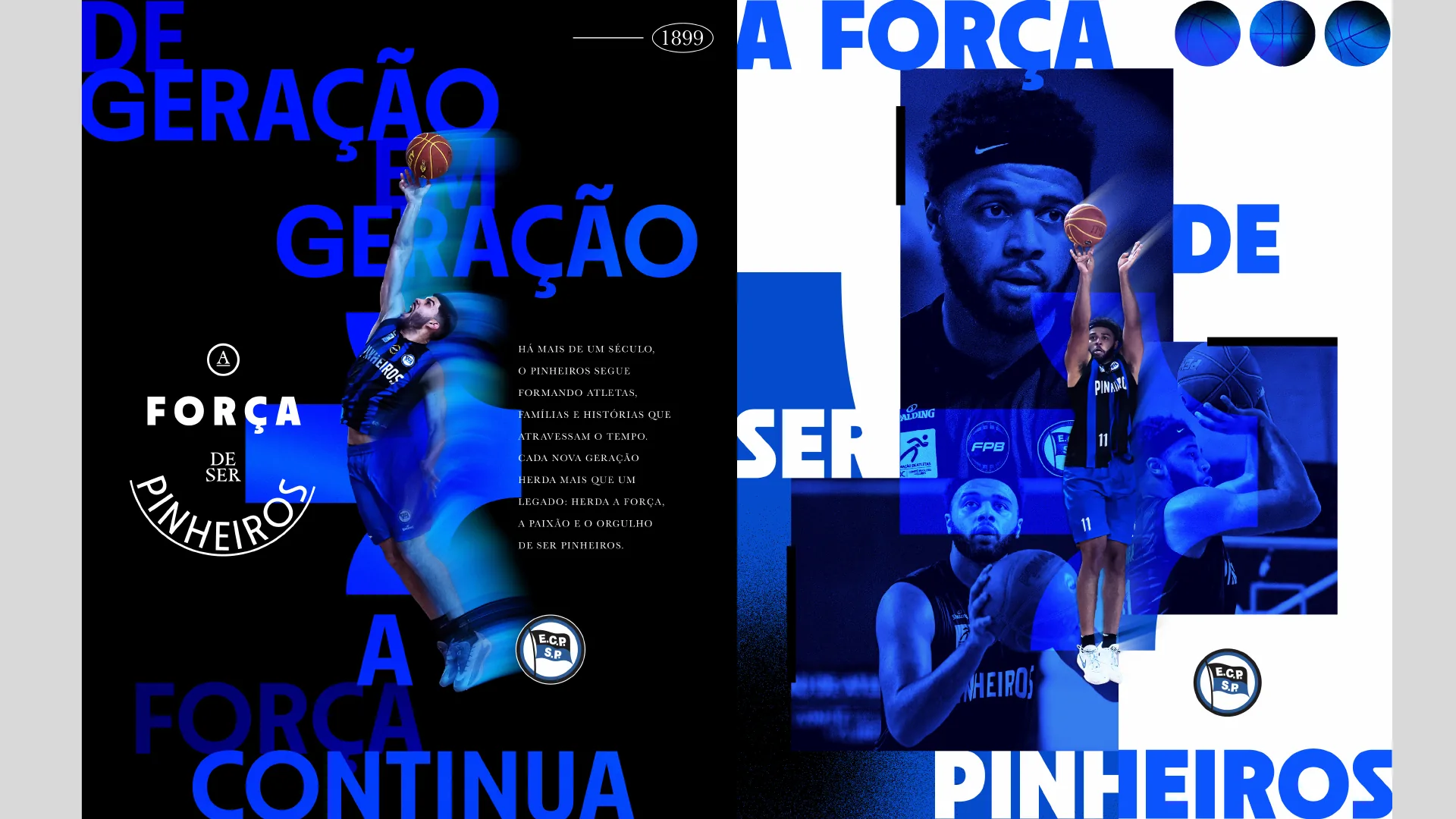 A Força de Ser Pinheiros (Esporte Clube Pinheiros) — Direção de arte