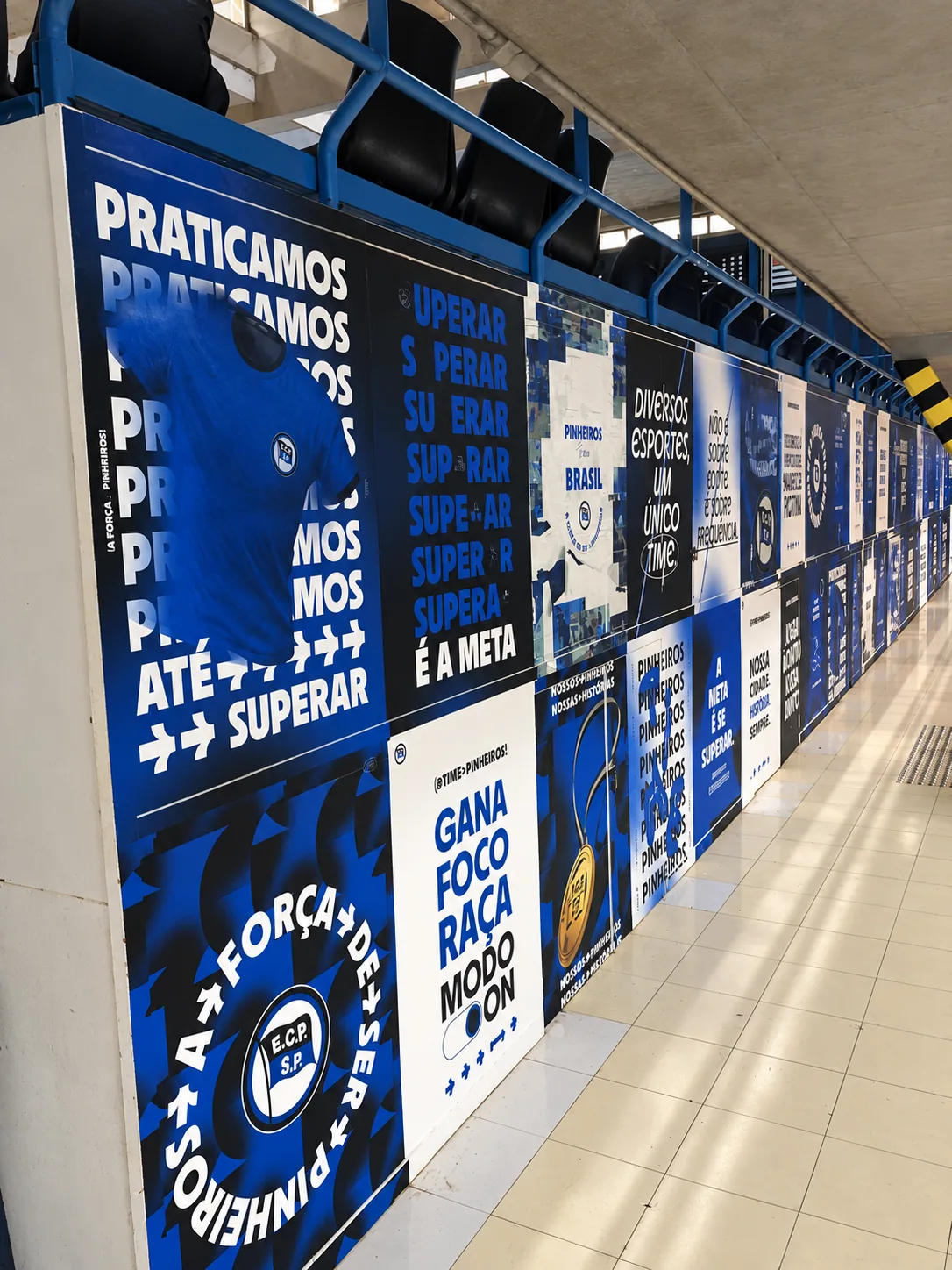 A Força de Ser Pinheiros (Esporte Clube Pinheiros) — Do feed para as paredes