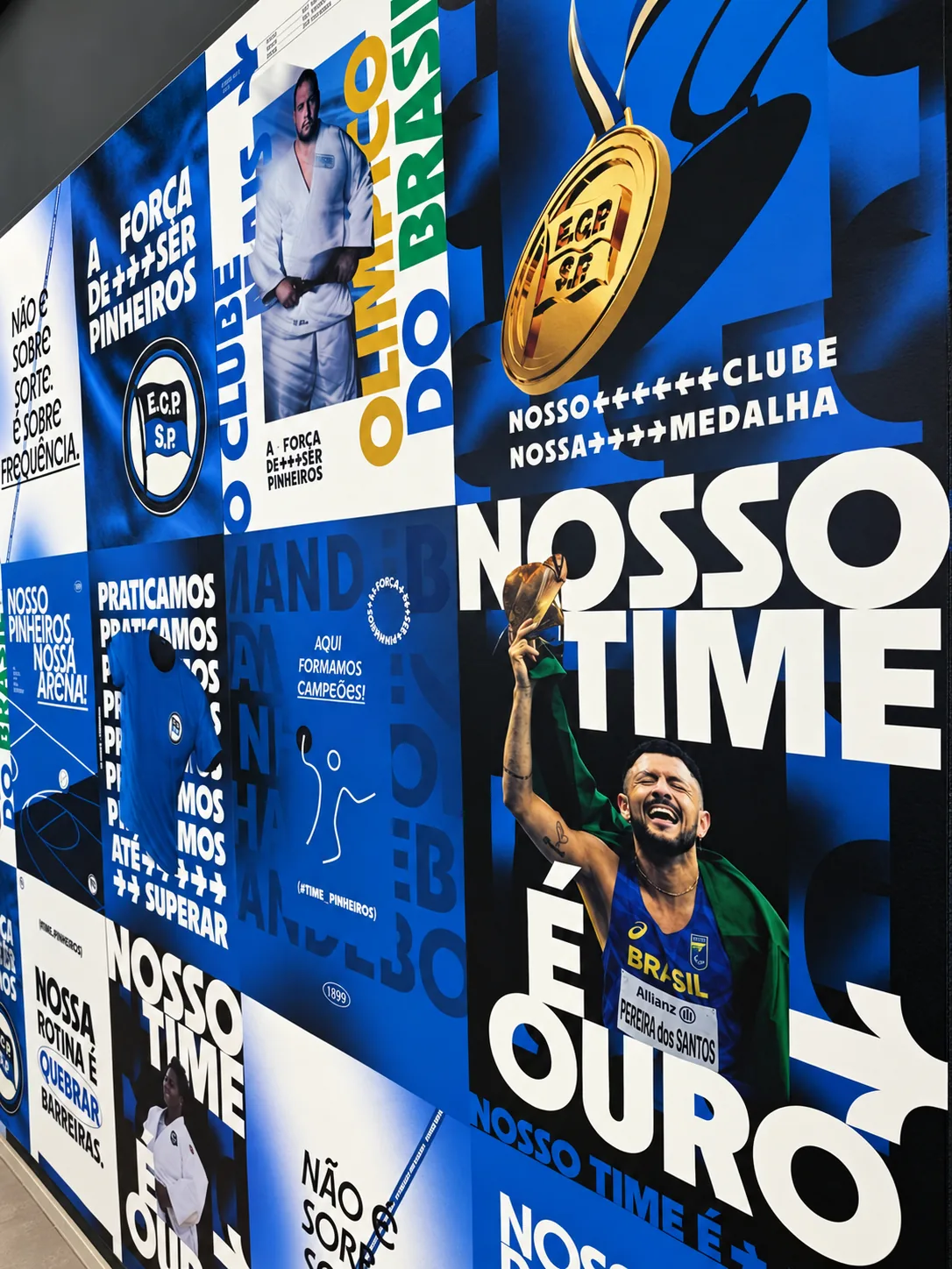 A Força de Ser Pinheiros (Esporte Clube Pinheiros) — Do feed para as paredes
