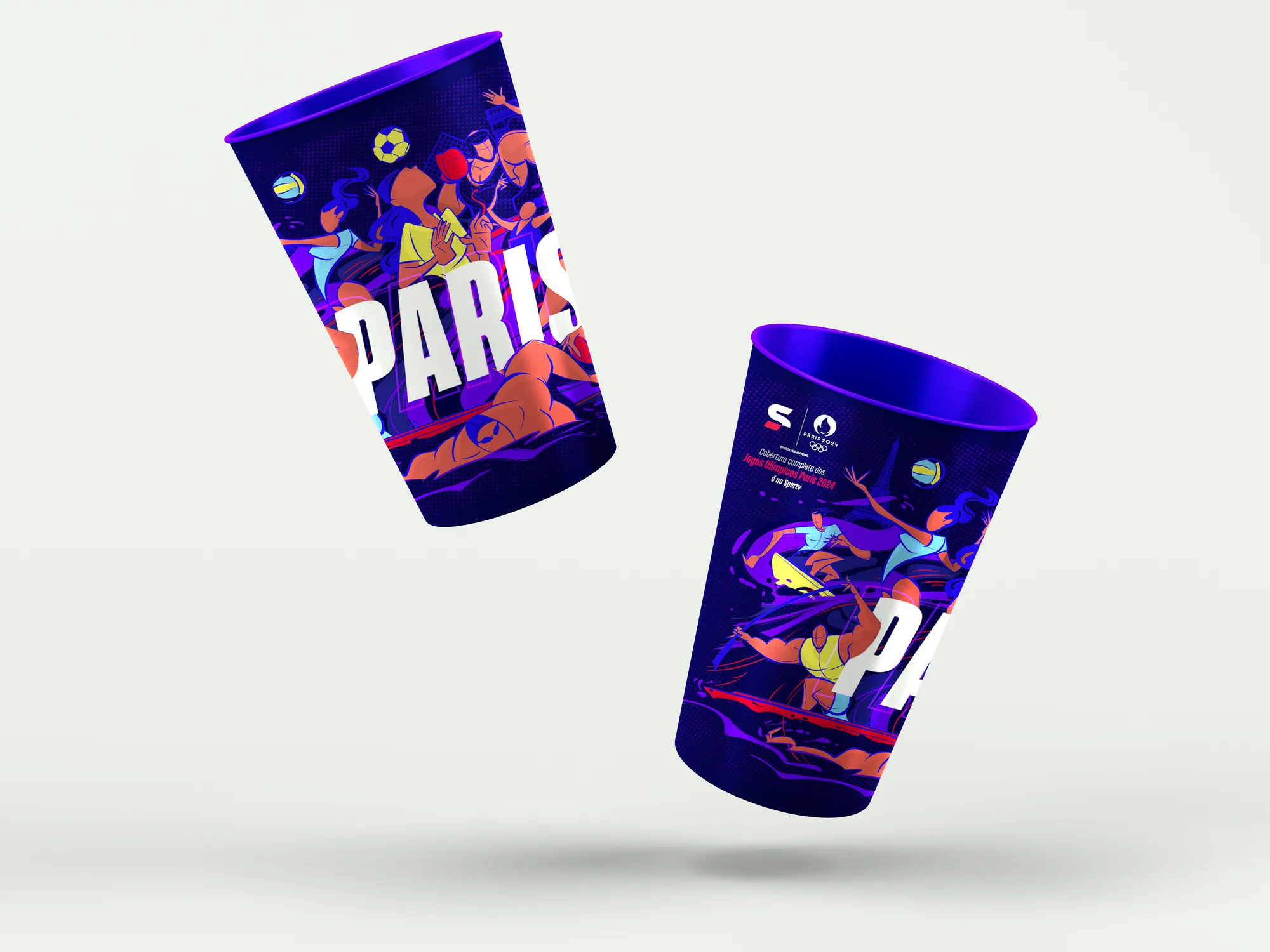 Paris é no sportv (sportv) — A ilustração