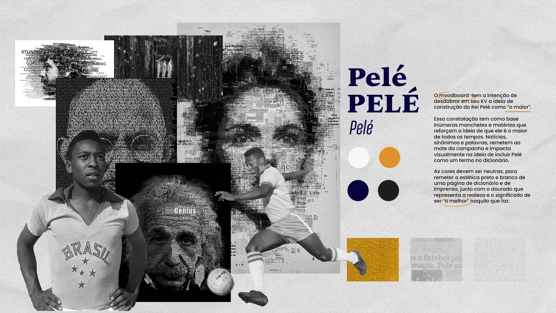 Pelé no Dicionário (sportv) — Direção de arte