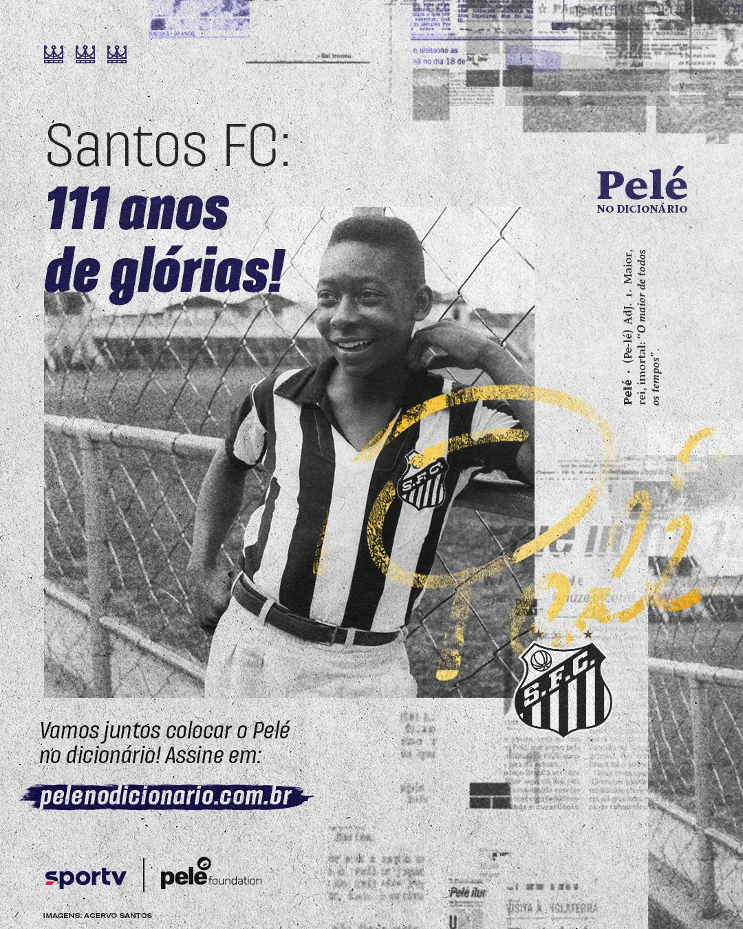 Pelé no Dicionário (sportv) — Direção de arte